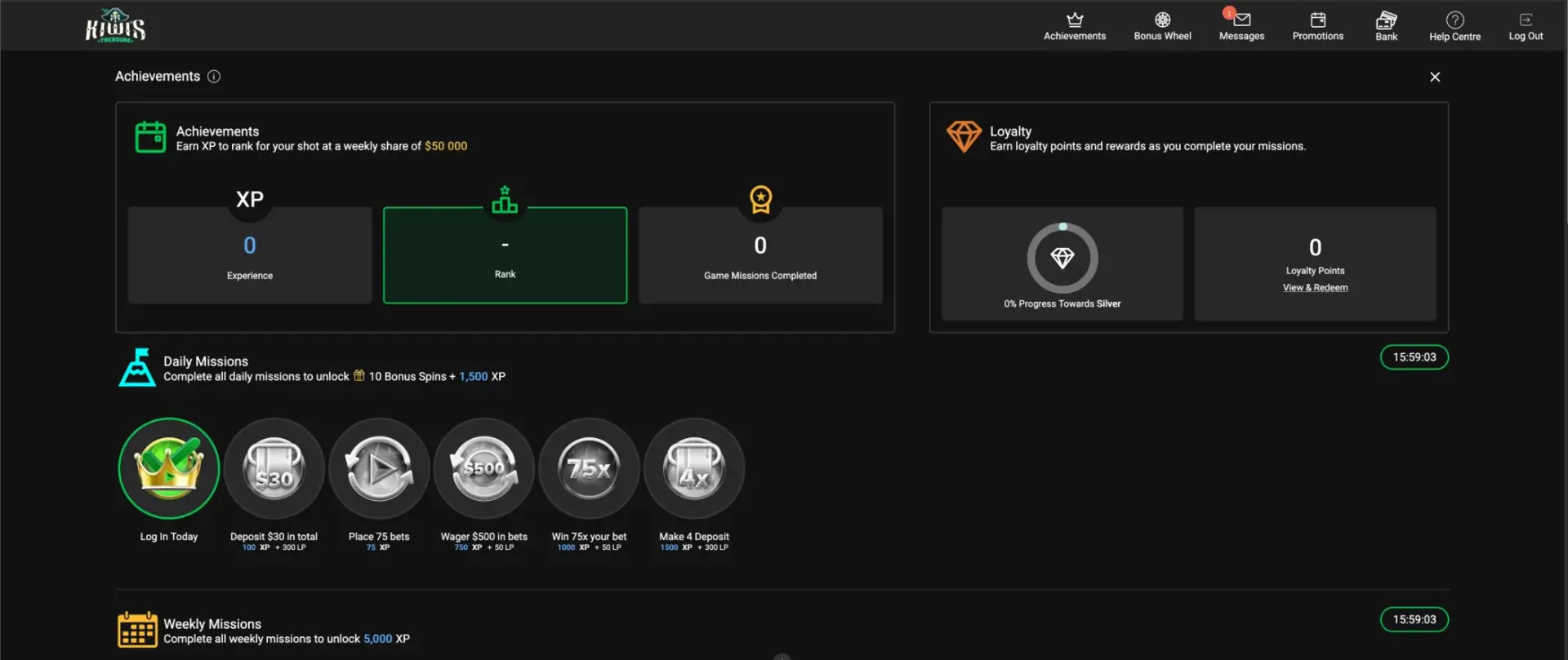 What players highlight in positive reviews at Kiwi's Treasure Casino